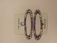 Load image into Gallery viewer, TWIGGS SALON x SWAROVSKI Large OVAL shaped hair clip set